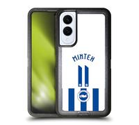 Head Case Designs Licenza Ufficiale Brighton & Hove Albion F.C Yankuba Minteh 2025/26 Giocatori Home Kit Custodia Antiurto Ultra Blindata Compatibile con Samsung Galaxy S25 Edge