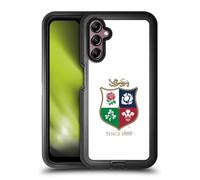 Head Case Designs Licenza Ufficiale British And Irish Lions Bianco Stemma Custodia Antiurto Ultra Blindata Compatibile con Samsung Galaxy A14 5G