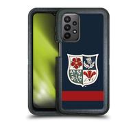 Head Case Designs Licenza Ufficiale British And Irish Lions Blu Heritage Stemma Custodia Antiurto Ultra Blindata Compatibile con Samsung Galaxy A23 / 5G (2022)