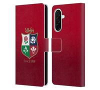 Head Case Designs Licenza Ufficiale British And Irish Lions Gradiente Stemma Custodia Portafoglio in Pelle Compatibile con Samsung Galaxy A26 5G