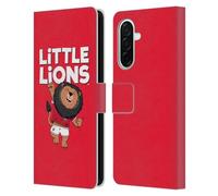 Head Case Designs Licenza Ufficiale British And Irish Lions Leoni Piccoli Stemma Custodia Portafoglio in Pelle Compatibile con Samsung Galaxy A26 5G
