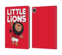 Head Case Designs Licenza Ufficiale British And Irish Lions Leoni Piccoli Stemma Custodia Portafoglio in Pelle Compatibile con Apple iPad PRO 12.9 2020/2021/2022