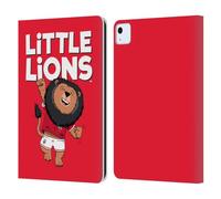 Head Case Designs Licenza Ufficiale British And Irish Lions Leoni Piccoli Stemma Custodia Portafoglio in Pelle Compatibile con Apple iPad Air 11 2020/2022/2024/2025