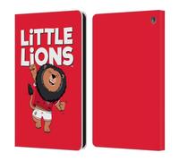 Head Case Designs Licenza Ufficiale British And Irish Lions Leoni Piccoli Stemma Custodia Portafoglio in Pelle Compatibile con Fire HD 8/Fire HD 8 Plus 2020