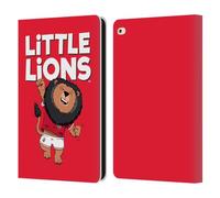 Head Case Designs Licenza Ufficiale British And Irish Lions Leoni Piccoli Stemma Custodia Portafoglio in Pelle Compatibile con Apple iPad Air 2 (2014)