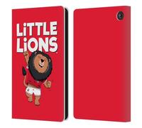 Head Case Designs Licenza Ufficiale British And Irish Lions Leoni Piccoli Stemma Custodia Portafoglio in Pelle Compatibile con Amazon Fire 7 2022