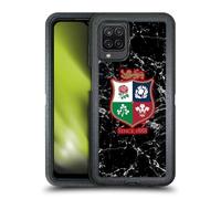 Head Case Designs Licenza Ufficiale British And Irish Lions Marmo Stemma Custodia Antiurto Ultra Blindata Compatibile con Samsung Galaxy A12 (2020)