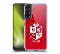 Head Case Designs Licenza Ufficiale British And Irish Lions Motivi Stemma Custodia Cover Dura per Parte Posteriore Compatibile con Samsung Galaxy S22+ 5G