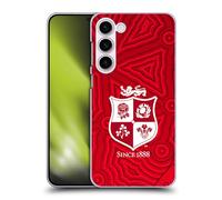 Head Case Designs Licenza Ufficiale British And Irish Lions Motivi Stemma Custodia Cover Dura per Parte Posteriore Compatibile con Samsung Galaxy S23+ 5G