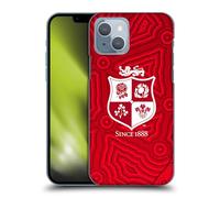 Head Case Designs Licenza Ufficiale British And Irish Lions Motivi Stemma Custodia Cover Dura per Parte Posteriore Compatibile con Apple iPhone 14