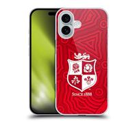Head Case Designs Licenza Ufficiale British And Irish Lions Motivi Stemma Custodia Cover Dura per Parte Posteriore Compatibile con Apple iPhone 16