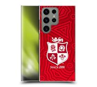 Head Case Designs Licenza Ufficiale British And Irish Lions Motivi Stemma Custodia Cover Dura per Parte Posteriore Compatibile con Samsung Galaxy S23 Ultra 5G