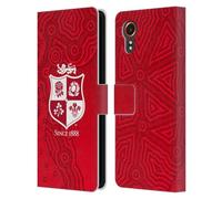 Head Case Designs Licenza Ufficiale British And Irish Lions Motivi Stemma Custodia Portafoglio in Pelle Compatibile con Samsung Galaxy Xcover7 5G