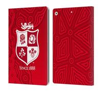Head Case Designs Licenza Ufficiale British And Irish Lions Motivi Stemma Custodia Portafoglio in Pelle Compatibile con Apple iPad 10.2 2019/2020/2021