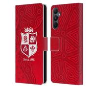 Head Case Designs Licenza Ufficiale British And Irish Lions Motivi Stemma Custodia Portafoglio in Pelle Compatibile con Samsung Galaxy A05s