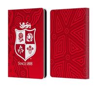 Head Case Designs Licenza Ufficiale British And Irish Lions Motivi Stemma Custodia Portafoglio in Pelle Compatibile con Amazon Kindle 11th Gen (2024)