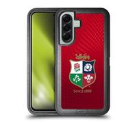 Head Case Designs Licenza Ufficiale British And Irish Lions Testurizzato Stemma Custodia Antiurto Ultra Blindata Compatibile con Samsung Galaxy A56 5G