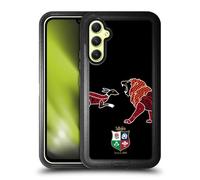 Head Case Designs Licenza Ufficiale British And Irish Lions Wallaby Contro Leone Stemma Custodia Antiurto Ultra Blindata Compatibile con Samsung Galaxy A34 5G