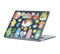 Head Case Designs Licenza Ufficiale Care Bears Classico Icone Custodia Laptop Nero con Glitter Armatura Rigida Cristallo Compatibile con MacBook Air 13.6" M2 A2681/M3 A3113/M4 A3240 2022/2024/2025