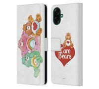 Head Case Designs Licenza Ufficiale Care Bears Gruppo Classico Custodia Portafoglio in Pelle Compatibile con Samsung Galaxy A07