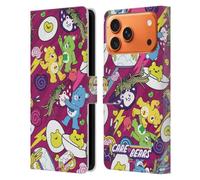 Head Case Designs Licenza Ufficiale Care Bears Modello Ramen Sushi Dolce E Salato Custodia Portafoglio in Pelle Compatibile con Apple iPhone 17 PRO Max