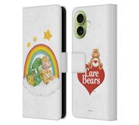 Head Case Designs Licenza Ufficiale Care Bears Rainbow 2 Classico Custodia Portafoglio in Pelle Compatibile con Apple iPhone 17