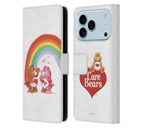 Head Case Designs Licenza Ufficiale Care Bears Rainbow Classico Custodia Portafoglio in Pelle Compatibile con Apple iPhone 17 PRO