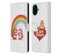 Head Case Designs Licenza Ufficiale Care Bears Rainbow Classico Custodia Portafoglio in Pelle Compatibile con Samsung Galaxy A07