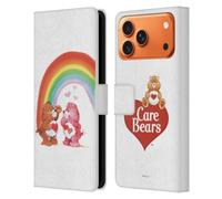 Head Case Designs Licenza Ufficiale Care Bears Rainbow Classico Custodia Portafoglio in Pelle Compatibile con Apple iPhone 17 Pro Max