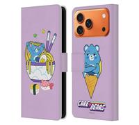 Head Case Designs Licenza Ufficiale Care Bears Ramen Sushi Scontroso Dolce E Salato Custodia Portafoglio in Pelle Compatibile con Apple iPhone 17 Pro Max