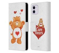 Head Case Designs Licenza Ufficiale Care Bears Tenderheart Classico Custodia Portafoglio in Pelle Compatibile con Apple iPhone 11