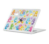 Head Case Designs Licenza Ufficiale Care Bears Vivace Icone Custodia Laptop Trasparente con Glitter Armatura Cristallo Compatibile con MacBook Air 13.6" M2 A2681/M3 A3113/M4 A3240 2022/2024/2025