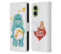 Head Case Designs Licenza Ufficiale Care Bears Wish Classico Custodia Portafoglio in Pelle Compatibile con Apple iPhone 17