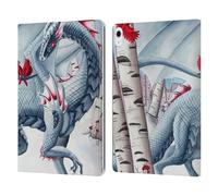 Head Case Designs Licenza Ufficiale Carla Morrow Signora della Foresta Draghi Custodia Portafoglio in Pelle Compatibile con Apple iPad Air 13 2024/2025