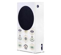 Head Case Designs Licenza Ufficiale Cat Coquillette Blu Oro Mix Arte Console Da Gioco Wrap Compatibile con Xbox Series S Console