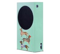 Head Case Designs Licenza Ufficiale Cat Coquillette Dachshunds Mix Arte Console Da Gioco Wrap Compatibile con Xbox Series S Console