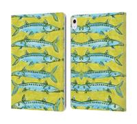 Head Case Designs Licenza Ufficiale Cat Coquillette Giallo Barracuda Mare Custodia Portafoglio in Pelle Compatibile con Apple iPad Air 13 2024/2025