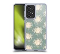 Head Case Designs Licenza Ufficiale Cat Coquillette Ventilatore Palm Sparkles Fauna Tropicale Custodia in Gel [Protezione di Grado Militare] Compatibile con Galaxy A33 5G (2022)