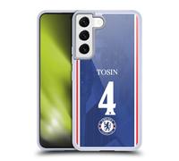 Head Case Designs Licenza Ufficiale Chelsea FC Tosin Adarabioyo 2025/26 Players Home Kit 1st Group Custodia in Gel [Grado Militare] Compatibile con Samsung Galaxy S22 5G E Compatibile con MagSafe