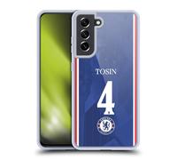 Head Case Designs Licenza Ufficiale Chelsea FC Tosin Adarabioyo 2025/26 Players Home Kit 1st Group Custodia in Gel [Grado Militare] Compatibile con Samsung Galaxy S21 Fe 5G E Compatibile con MagSafe