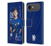 Head Case Designs Licenza Ufficiale Chelsea Football Club Christian Pulisic 2021/22 Prima Squadra Custodia Portafoglio in Pelle Compatibile con Apple iPhone 17 Air