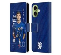 Head Case Designs Licenza Ufficiale Chelsea Football Club Christian Pulisic 2021/22 Prima Squadra Custodia Portafoglio in Pelle Compatibile con Apple iPhone 17