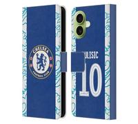 Head Case Designs Licenza Ufficiale Chelsea Football Club Christian Pulisic 2022/23 Giocatori Home Kit Custodia Portafoglio in Pelle Compatibile con Apple iPhone 17