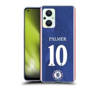 Head Case Designs Licenza Ufficiale Chelsea Football Club Cole Palmer 2025/26 Giocatori Home Kit Custodia in Gel [Protezione di Grado Militare] Compatibile con Oppo Reno8 Lite
