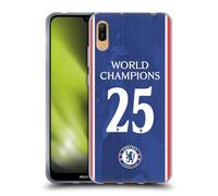 Head Case Designs Licenza Ufficiale Chelsea Football Club Divisa Home Campioni del Mondo 2025 Custodia in Gel [Protezione di Grado Militare] Compatibile con Huawei Y6 PRO (2019)