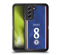 Head Case Designs Licenza Ufficiale Chelsea Football Club Enzo Fernández 2025/26 Giocatori Divisa Casa 1° Gruppo Custodia Antiurto Ultra Blindata Compatibile con Samsung Galaxy S21 Fe 5G