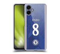 Head Case Designs Licenza Ufficiale Chelsea Football Club Enzo Fernández 2025/26 Giocatori Divisa Casa 1° Gruppo Custodia in Gel [Protezione di Grado Militare] Compatibile con Samsung Galaxy A06 4G