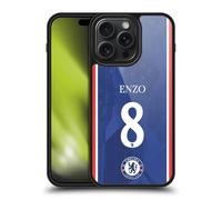 Head Case Designs Licenza Ufficiale Chelsea Football Club Enzo Fernández 2025/26 Giocatori Home Kit Cover in Gel Rinforzata [Protezione di Grado Militare] Compatibile con Apple iPhone 15 PRO Max