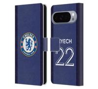 Head Case Designs Licenza Ufficiale Chelsea Football Club Hakim Ziyech 2020/21 Giocatori Home Kit Gruppo 1 Custodia Portafoglio in Pelle Compatibile con Google Pixel 10 Pro XL
