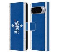 Head Case Designs Licenza Ufficiale Chelsea Football Club Home 1978 Kit Retrò e Stadio Custodia Portafoglio in Pelle Compatibile con Google Pixel 10 Pro XL